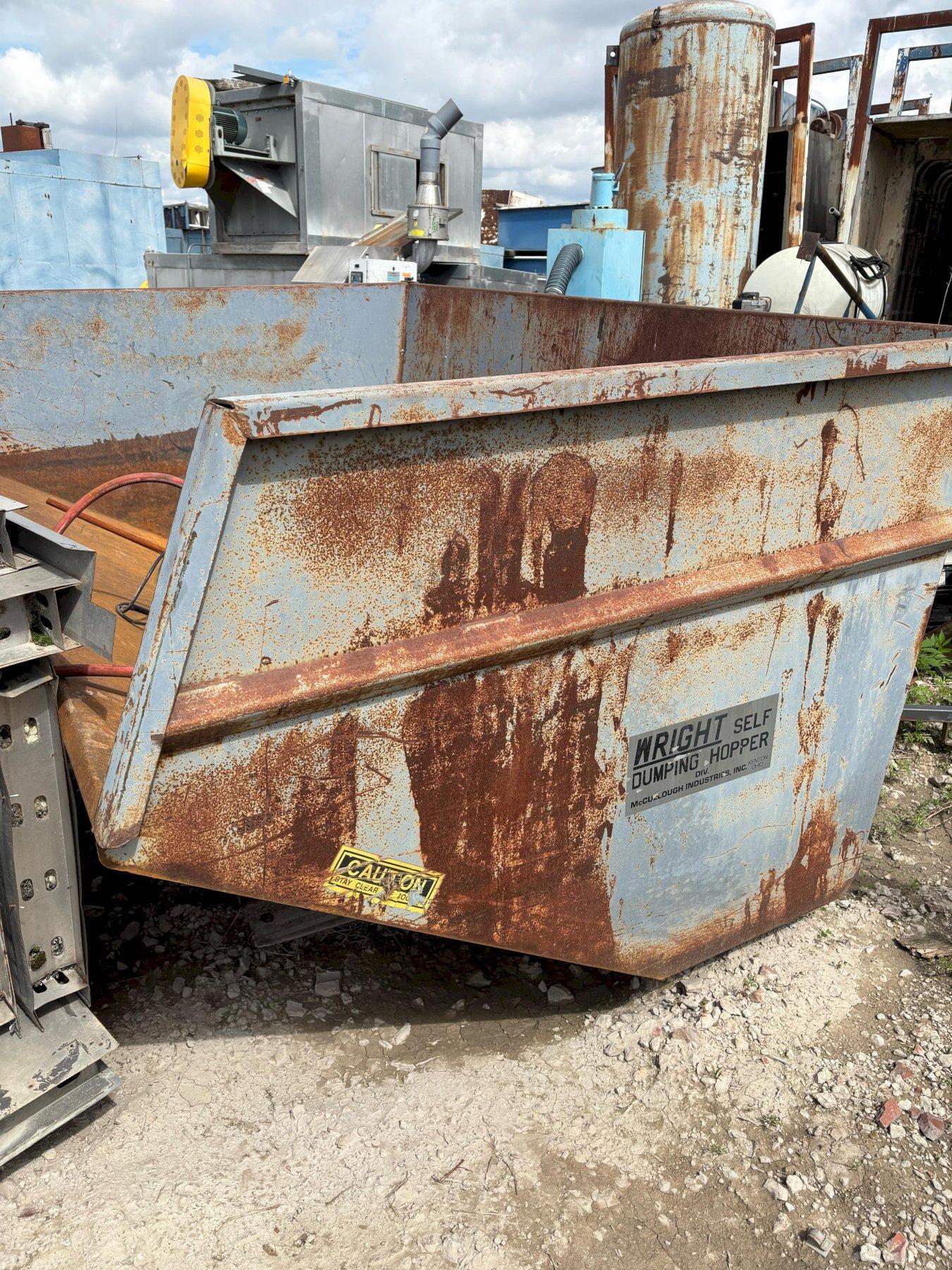 1 – PREOWNED WRIGHT SELF DUMPING SCRAP HOPPER