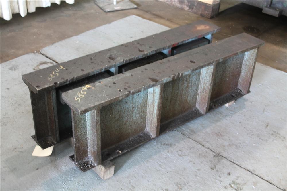 (SET OF TWO) 54-1/2 X 16' STEEL RISER BLOCKS:  STOCK #58544
