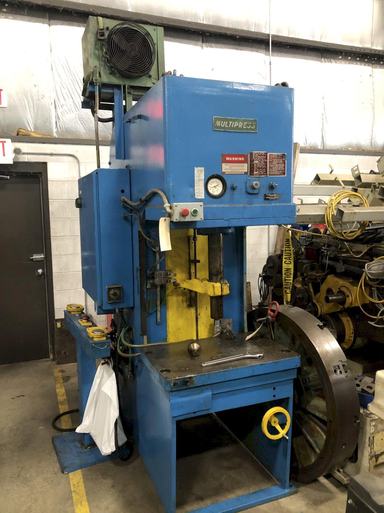 35 TON DENISON, 30 HP, HEAVY DUTY, MODEL FL-35, 24.75" DAYLIGHT, 15" STROKE, PENDENT WITH DUAL PALM BUTTONS AND E STOP, NEW 1973