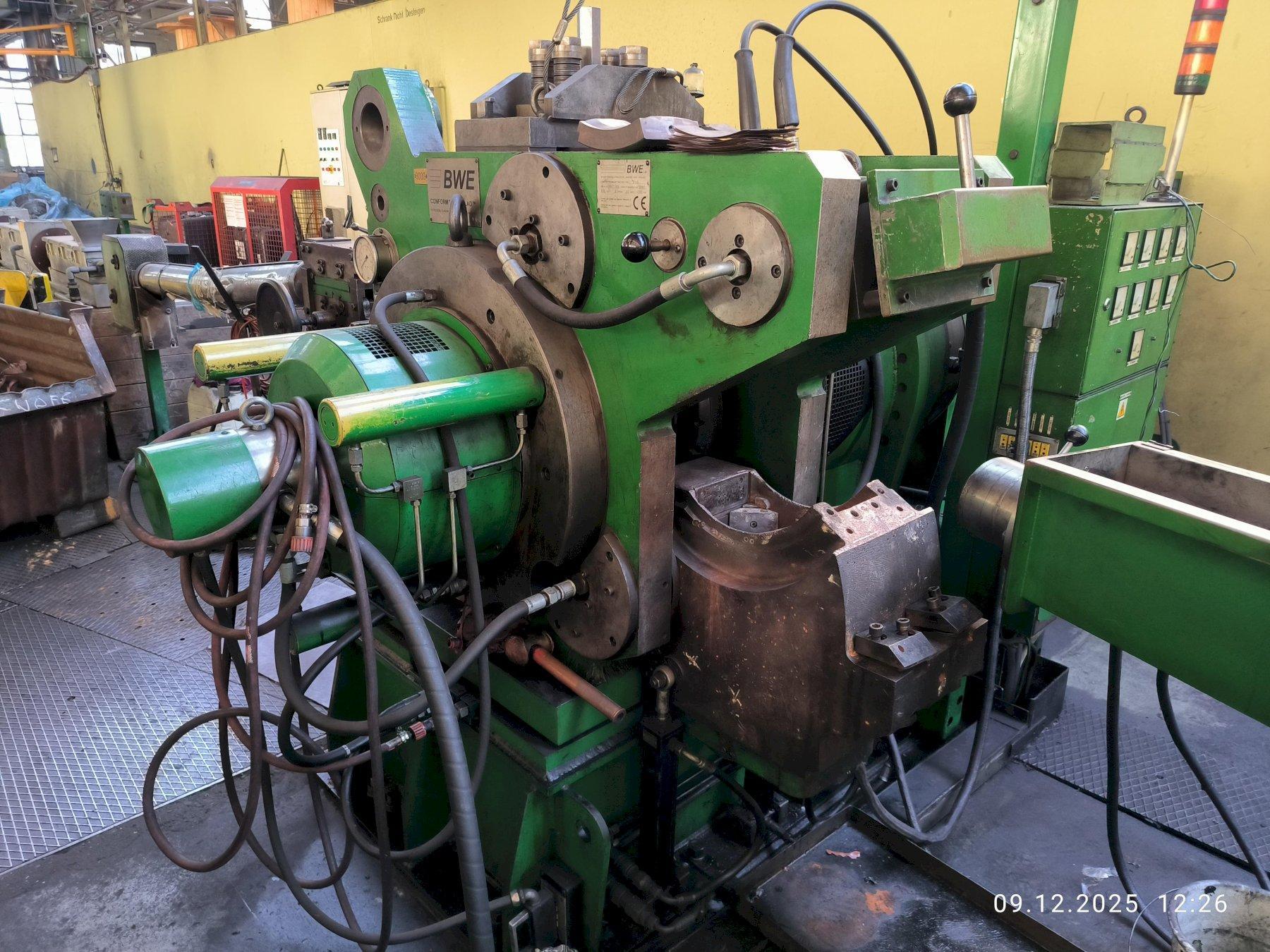 BWE 350/200 COPPER & BRASS CONTINUOUS EXTRUSION/CONFORM/CONCLAD LINE