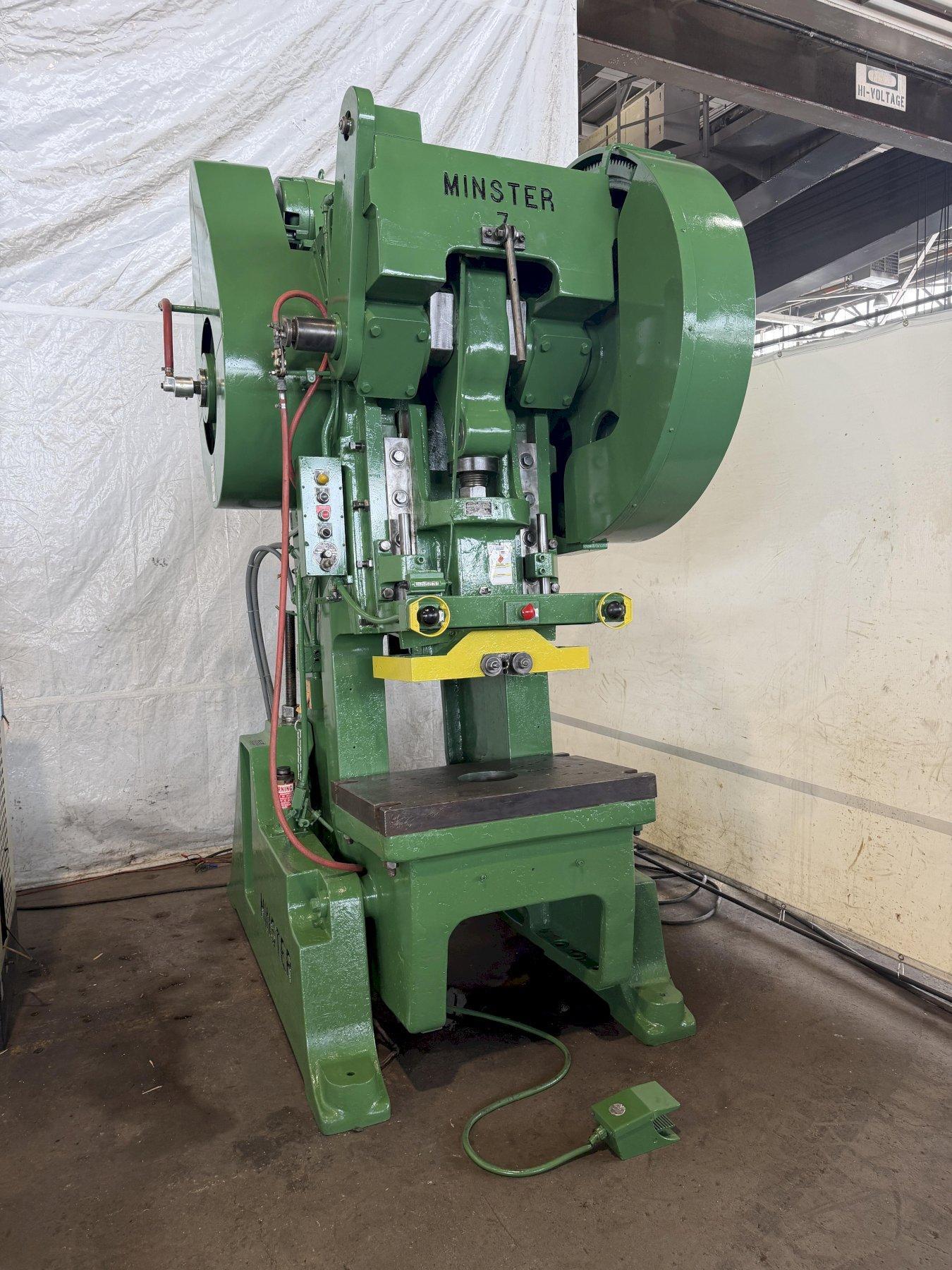 75 TON MINSTER # 7 BACK GEARED OBI PRESS. STOCK # 1218925.