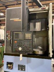 Doosan Puma V550M CNC Vertical Lathe (2008), Fanuc 21i, 24