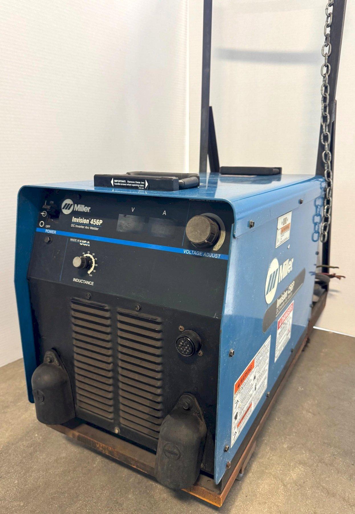450 Amp Miller DC Inverter Arc Welder Invision 456P, 3 Phase