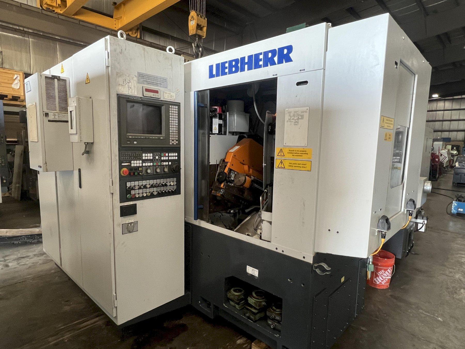 LIEBHERR CNC GEAR HOBBER, MODEL LC122, 125 MM MAX DIAMETER, 6 AXIS, FANUC 15-M, 2001