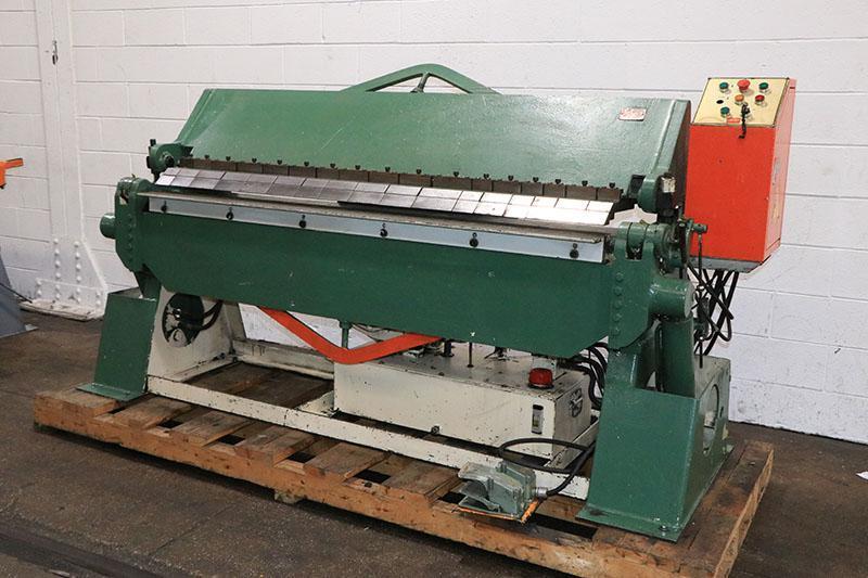 12 Ga x 6 ft., Used Chicago Hydraulic Box & Pan Brake, HBPU 612-6