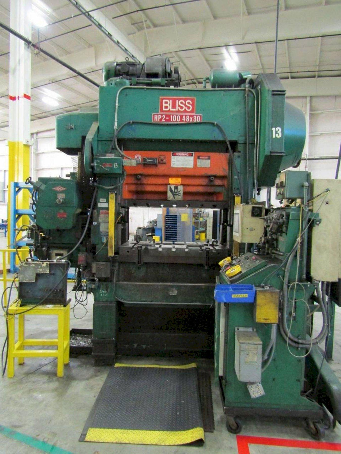 100 ton Bliss HP2-100-48-30 High Speed Press