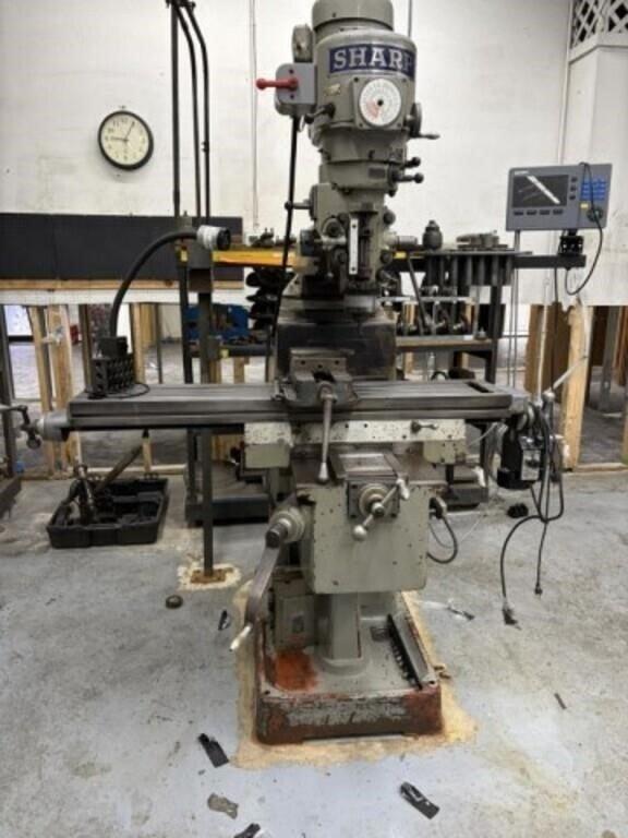 3 HP SHARP VERTICAL MILL: YOBRO #25318
