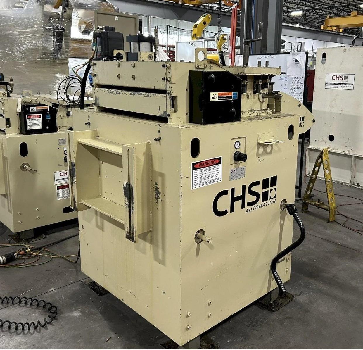 24" Wide x .110" NIDEC-CHS Servo Roll Feed Straightener Combination For Sale