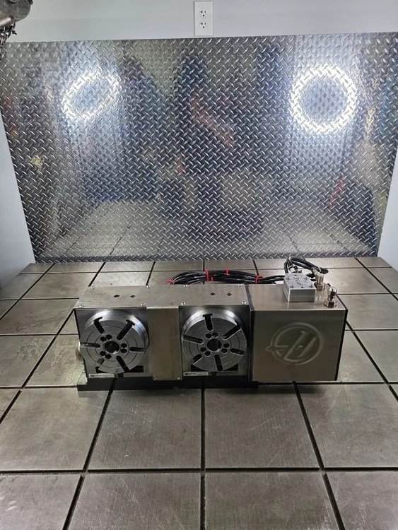 HAAS HRT160-2  6.3" Dual CNC Rotary Table Brushless USA #8138