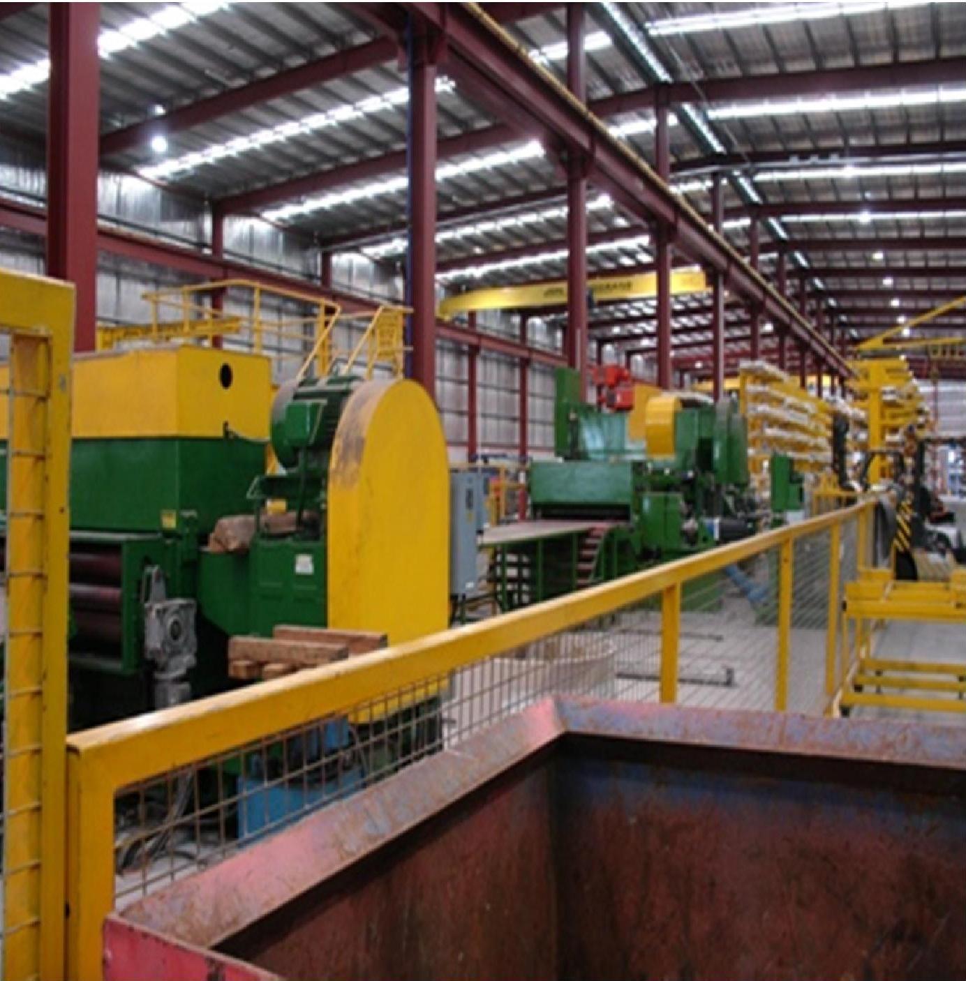 1500mm x 2.9mm x 8 Ton Vulcmann Shear Line with 4-HI Herr Voss Leveler