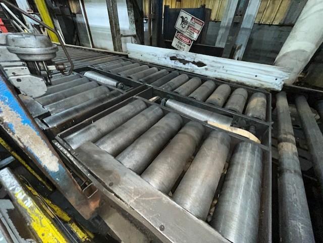 15,000# Pro Eco Conveyor, Banding Table, Coil ID Grab Stock# 4052