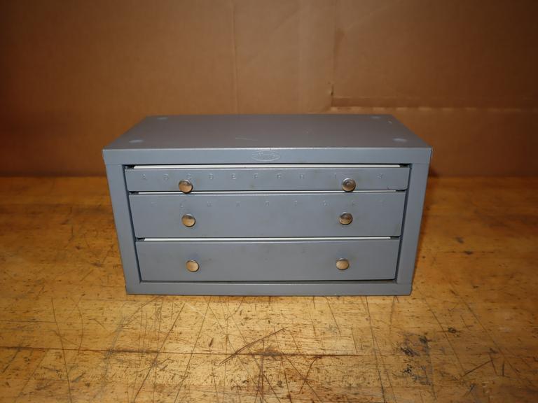 Huot 3-Drawer Jobber Letter A-Z Drill Index- Auction Item