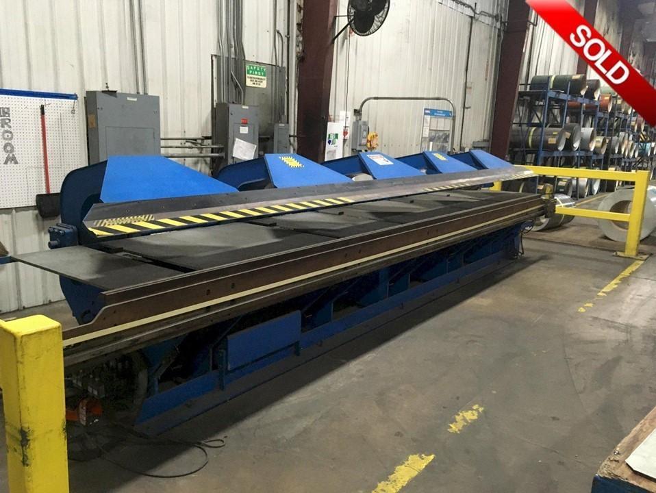 21' x 18 GAUGE ASC MODEL #64L TECHNOFOLD FOLDER MACHINE STOCK #2918