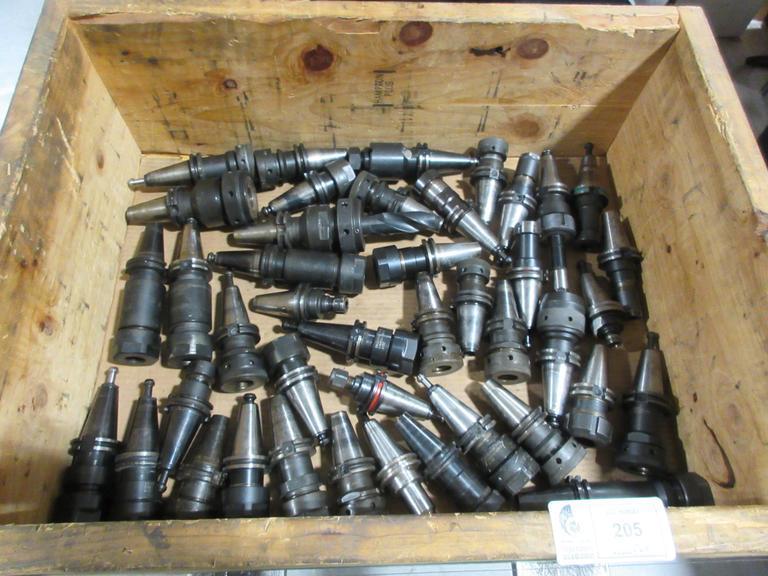 Assorted CAT40 Collet Tool Holders TG100/150, ER16, ER20 & More! Approx. 40+ - Auction Item