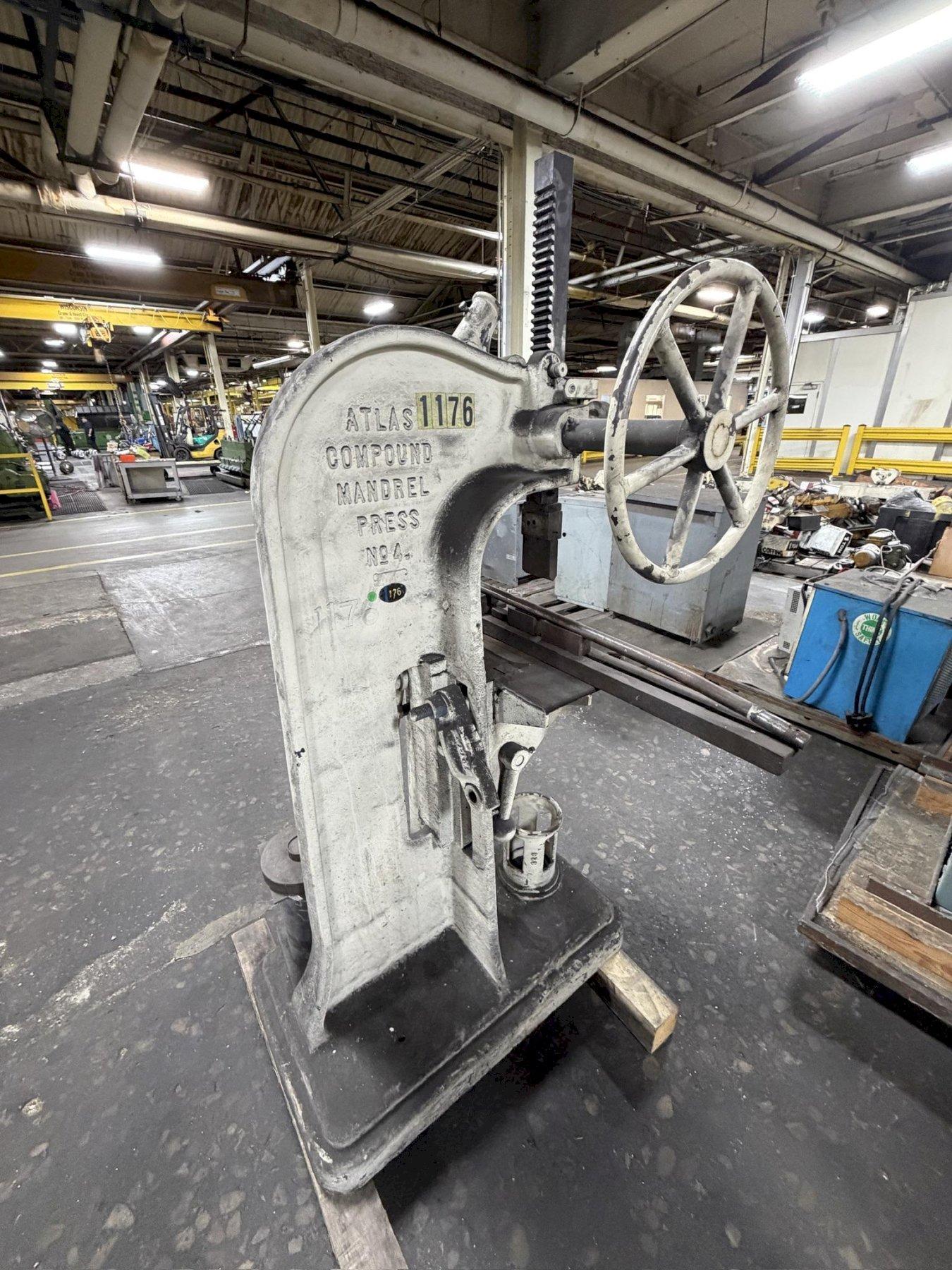 12 ton Atlas 4 Compound Mandral Press