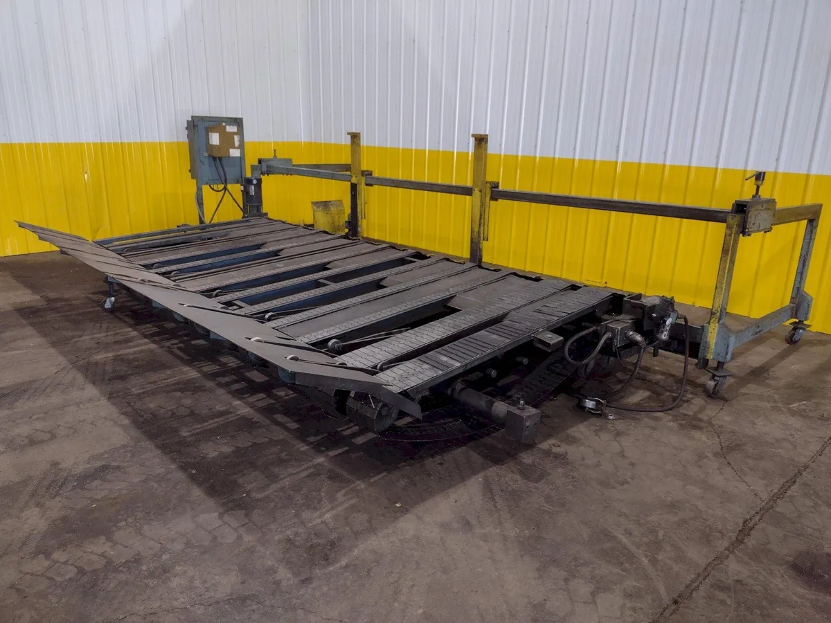 13' x 1/4" AMADA MODEL #M-4065 MECHANICAL POWER SQUARING SHEAR, FRONT GUAGING, CONVEYOR & STACKER