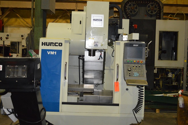 HURCO VM 1 CNC VERTICAL MACHINING CENTER, Max Classic, 8k Spindle, Rigid Tap, Chip Conveyor, 2007