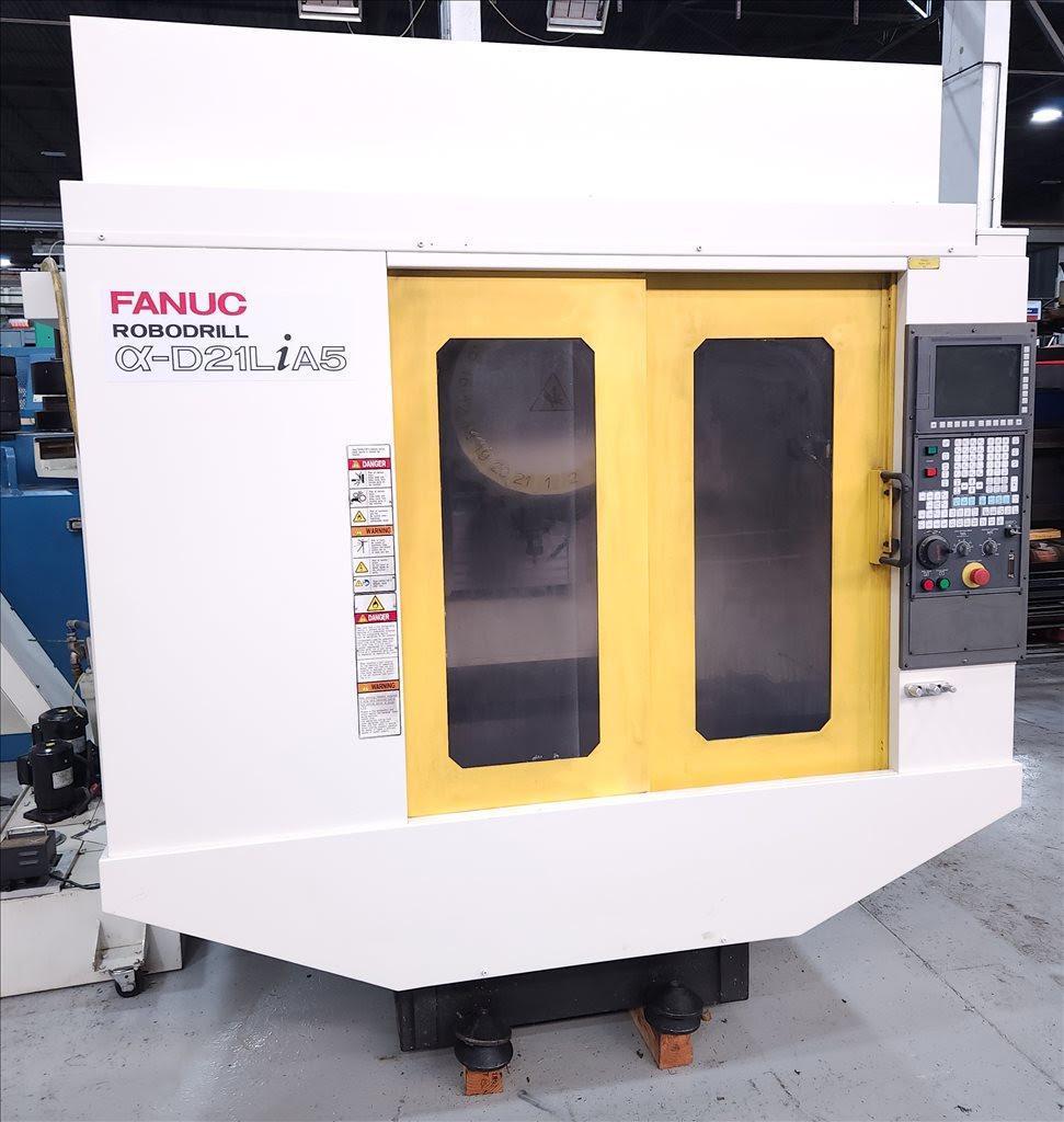Fanuc Robodrill a-D21L-iA5 Used CNC Drill & Tapping Center For Sale - 2013
