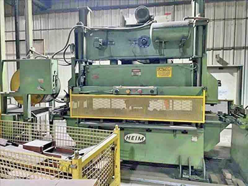 100 Ton Heim Straight Side Notch and Pre-Punch Press