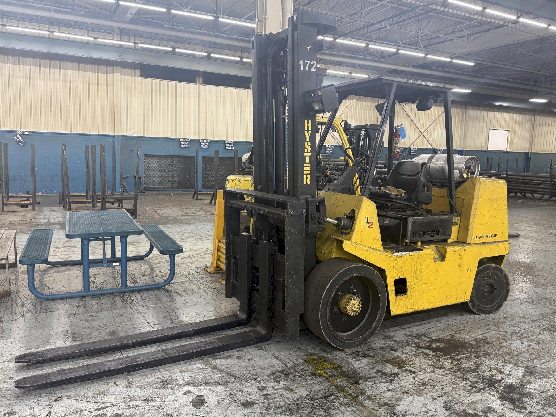 15,500 LBS HYSTER MODEL #XL-2 FORKLIFT: YOBRO #25297