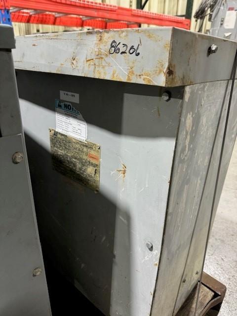 1 - PREOWNED JEFFERSON MAGNETEK 45 KVA TRANSFORMER, MODEL #: 323-3264-355