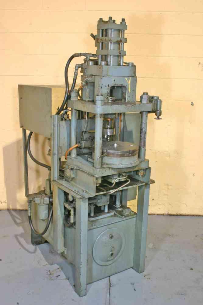 15 TON COLUMBIA HYDRAULIC 4-POST PRESS: STOCK #19100
