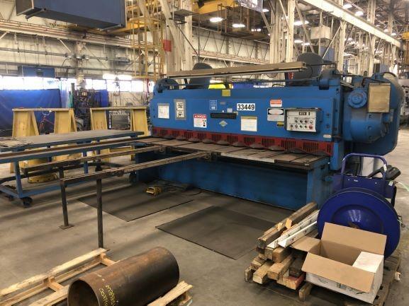 3/8" x 10' CINCINNATI MODEL 2510 POWER SQUARING SHEAR