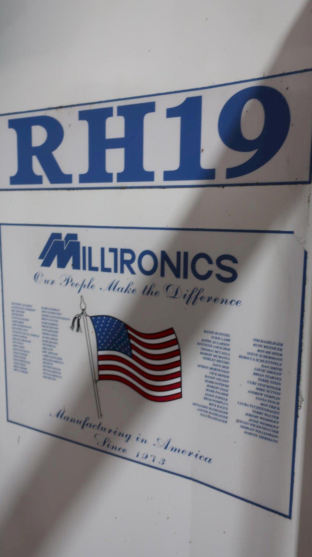 Milltronics RH-19 CNC Vertical Rigid Head Bed Mill, Year 2011