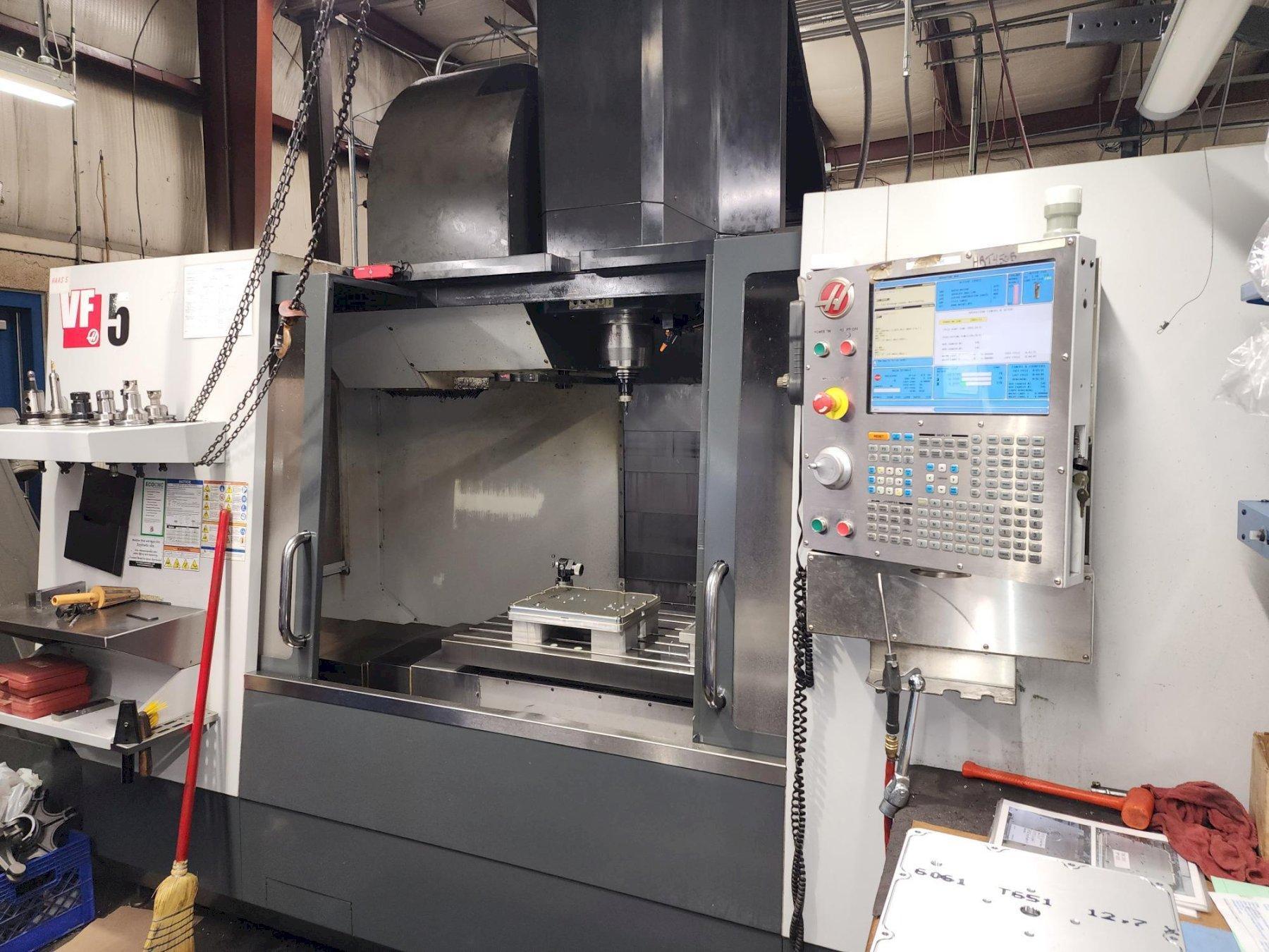 2011 Haas VF-5/50 CNC Vertical Machining Center For Sale
