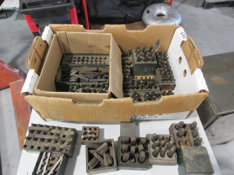 Number and Letter Stamps, Assorted Sizes- Auction Item