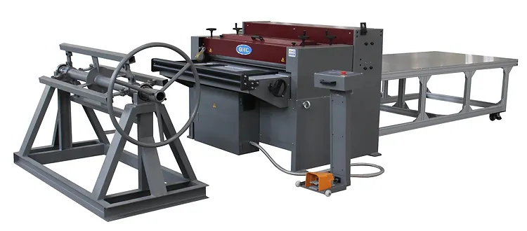 NEW GMC MODEL PS-4816GT GANG TYPE METAL POWERED SLITTER WITH PROGRAMMABLE CUT TO LENGTH