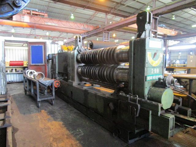 78" (2000mm)  x 6mm x 30 Ton Fimi Loop Slitting Line with 2 Heads Year 1997
