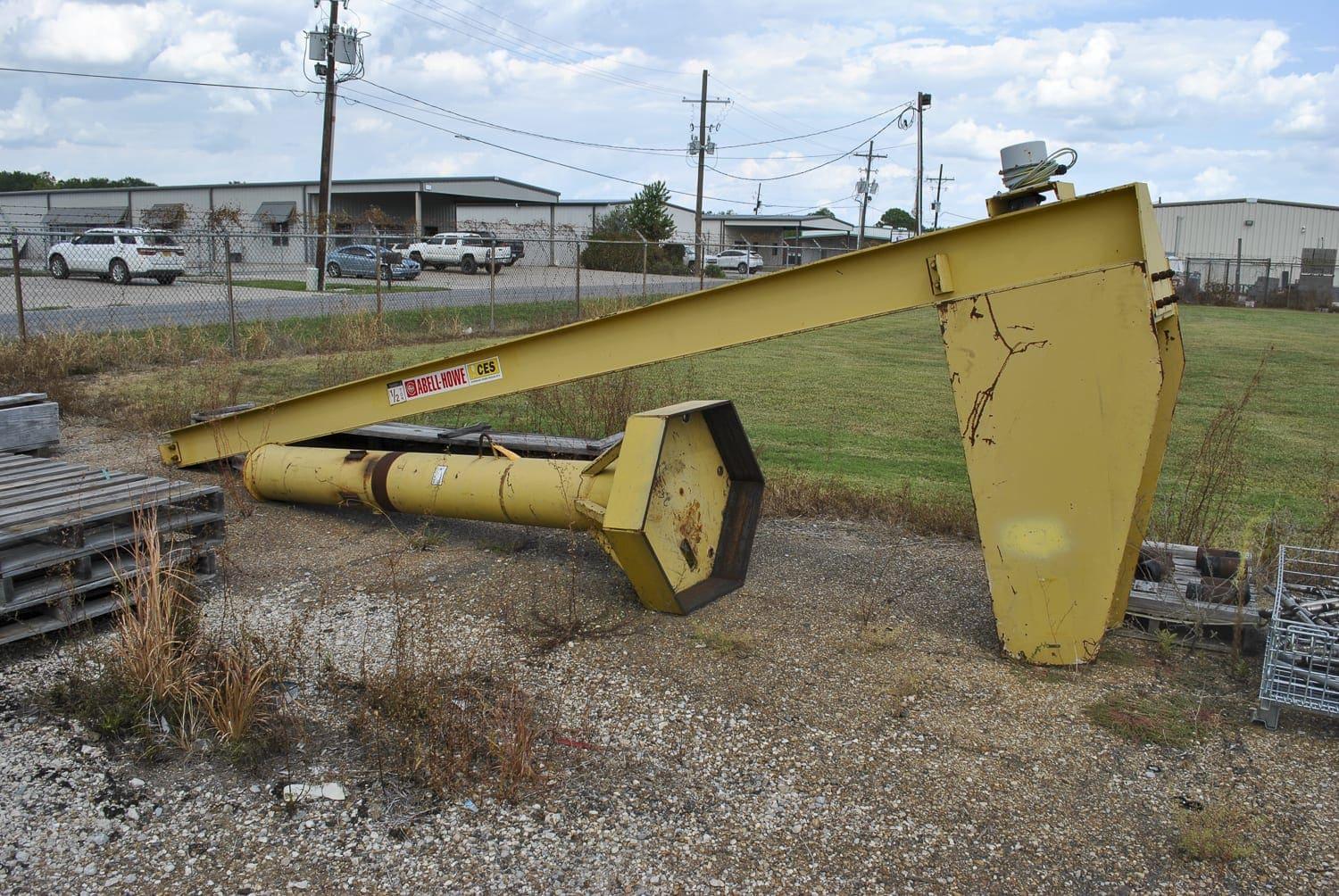 1 - PREOWNED ABELL-HOWE 1/2 TON JIB CRANE