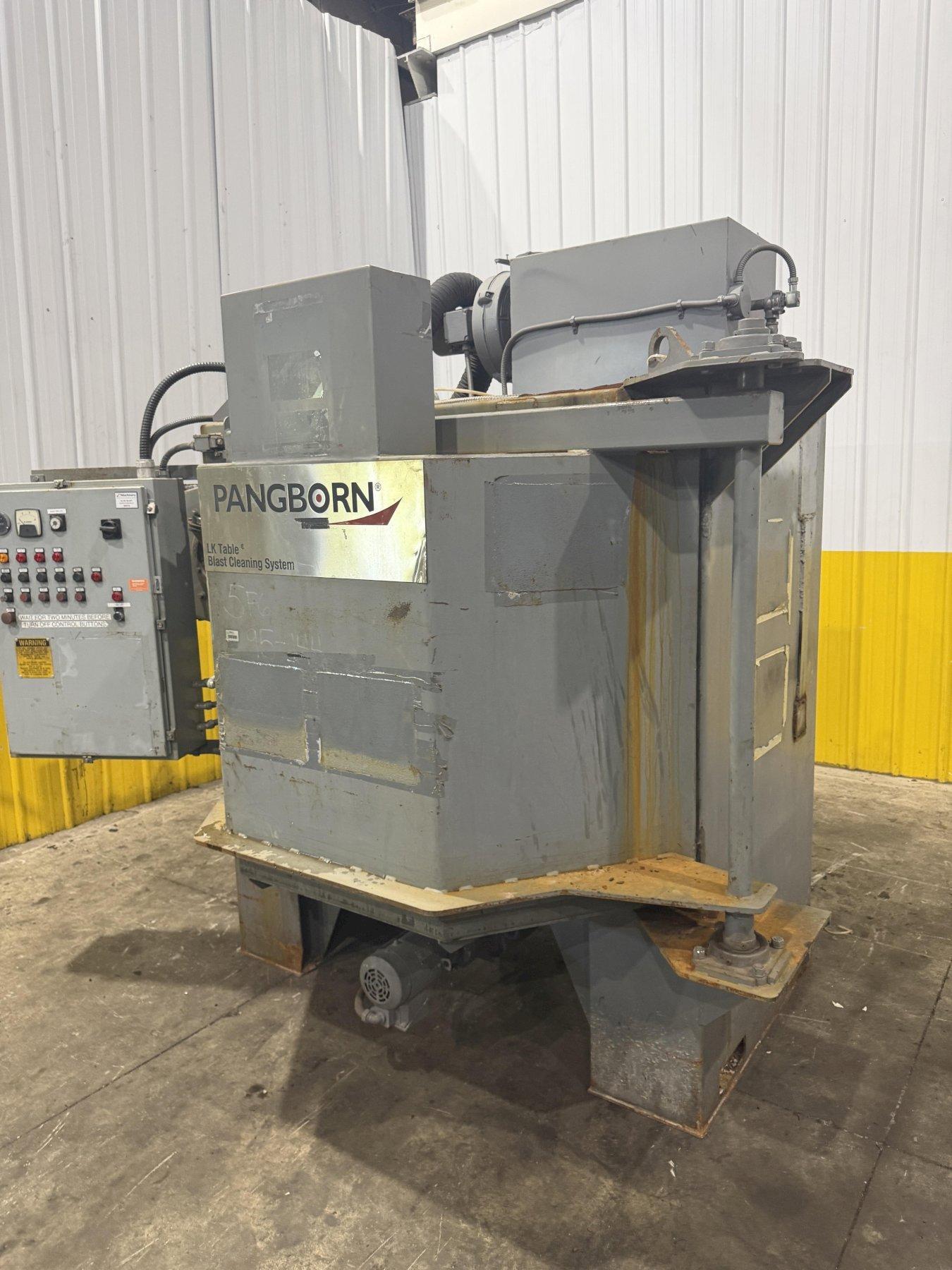 48" PANGBORN MODEL #4LK ROTARY TABLE SHOT BLAST MACHINE : YOBRO 25905