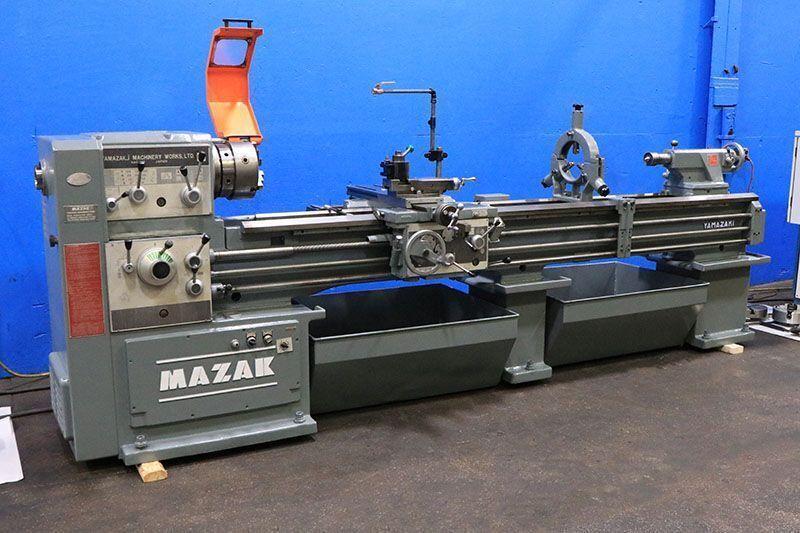 1980’S MAZAK GAP BED LATHE USED