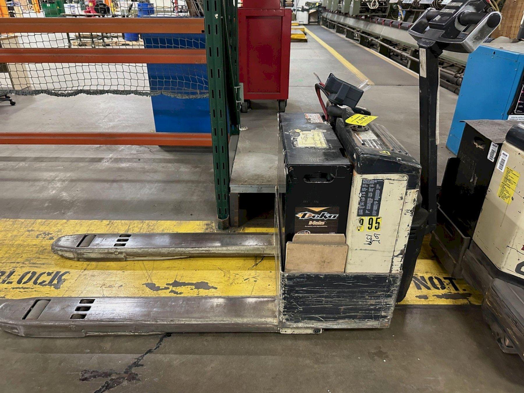 Crown 40GPW-4-14 Walkie Electric Pallet Jack, 4000 lb Capacity, Walk-Behind