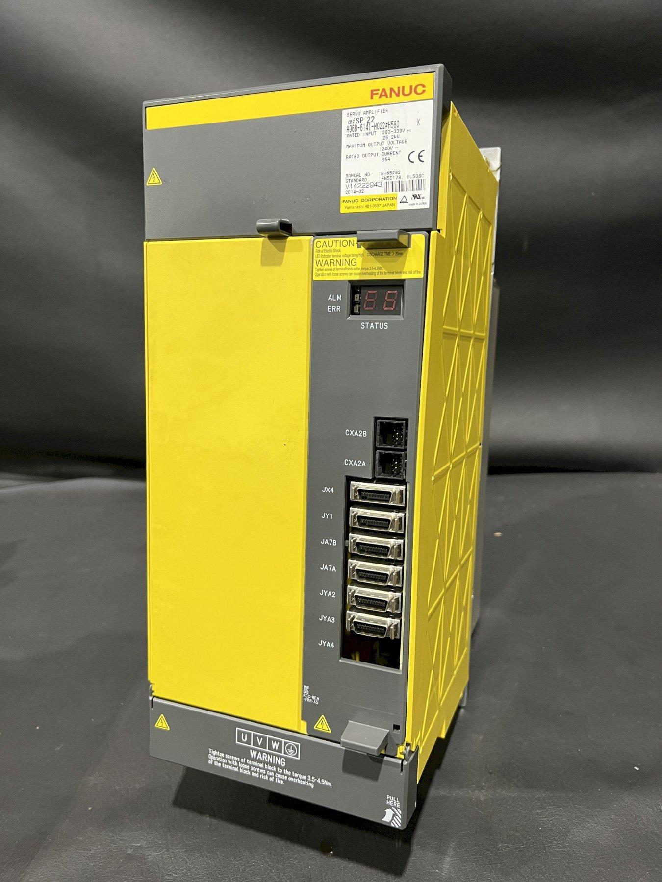 Fanuc ai-SP 22 A06B-6141-H022#H580 A20B-2101-0350/11F Used CNC Spindle Amplifier Drive