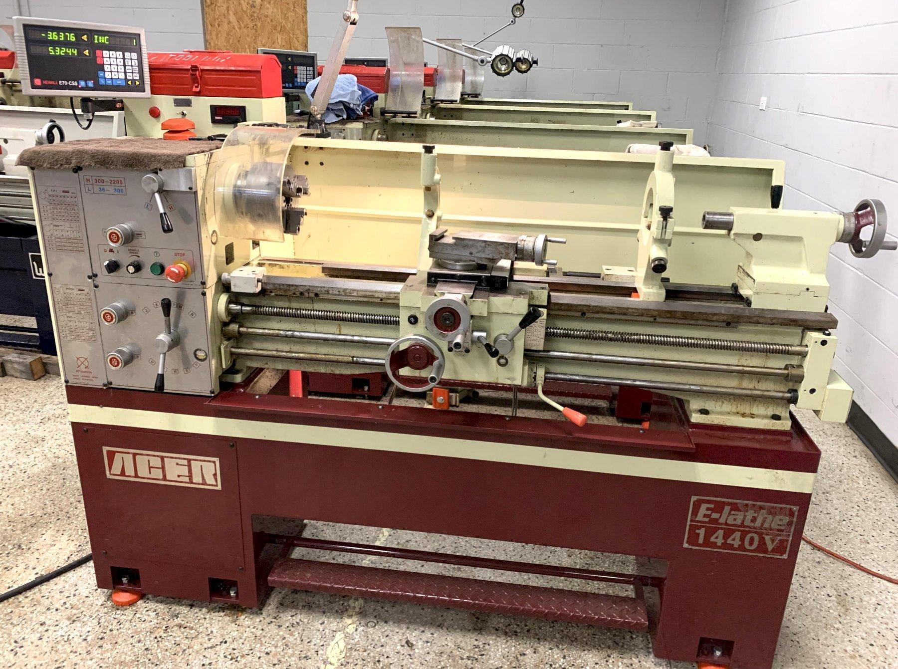 Acer E-Lathe 1440V High Speed "Inverter Drive" Engine Lathe, SN N16050185.