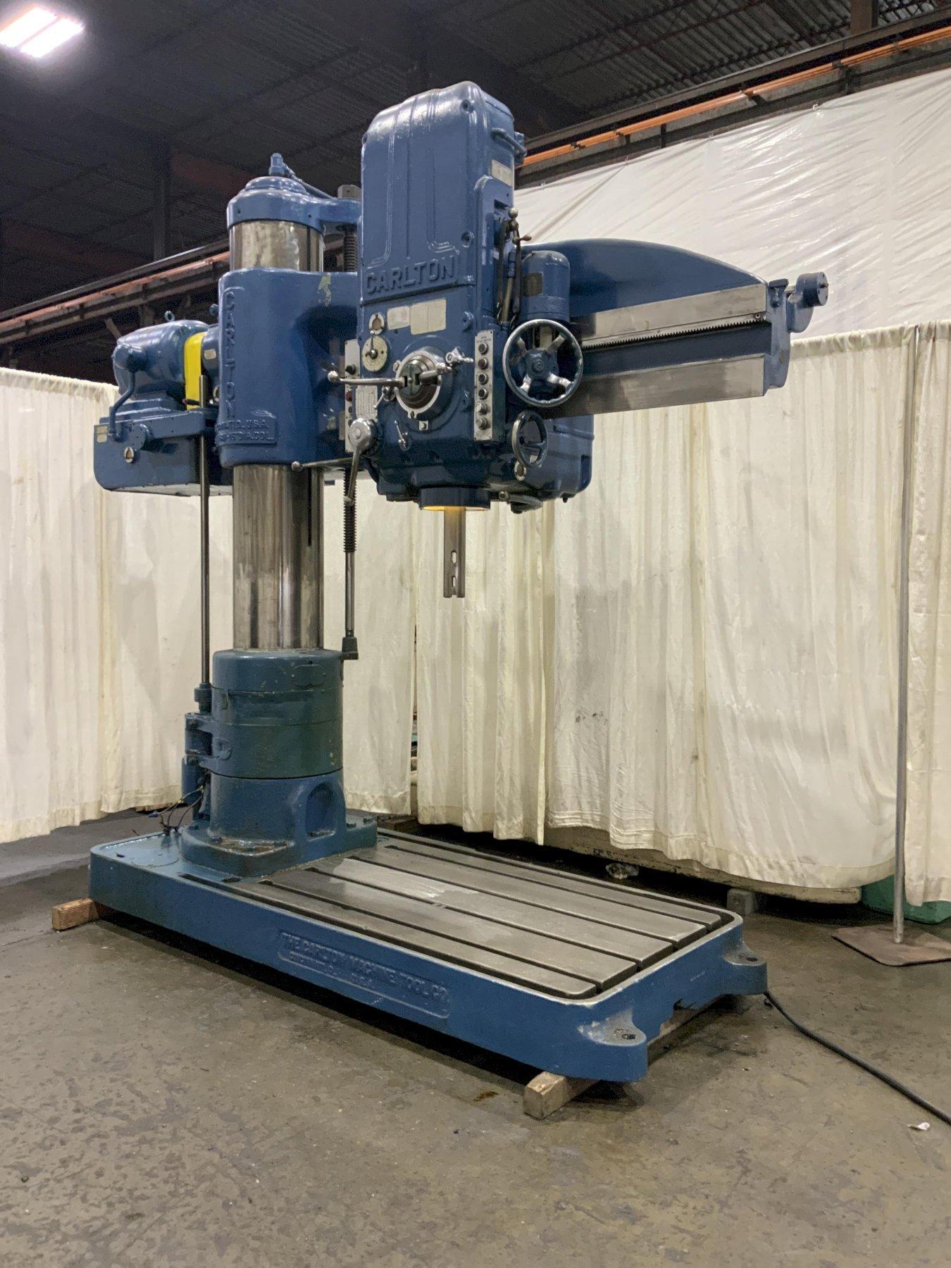 5' X 15" CARLTON RADIAL DRILL: STOCK #80959
