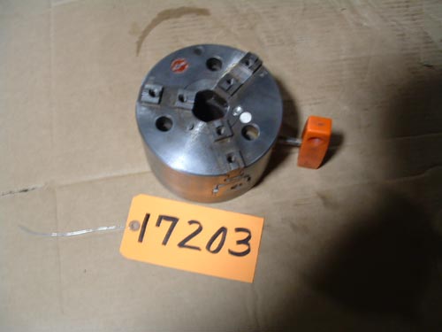 6″ Rohm, 3-Jaw Power,Duro-NC160,1 1/4″ thru hole,A1-5 back
