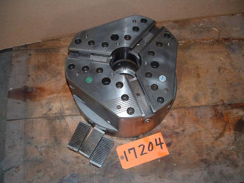 14″ Gamet, 3-Jaw Power Chuck,3 5/8″ thru hole,A1-8 back