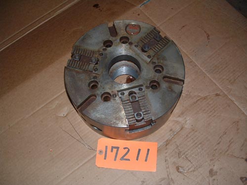 12″ Cushman, 3-Jaw,2 7/8″ thru hole,serrated jaws,A1-8 back Flame treated