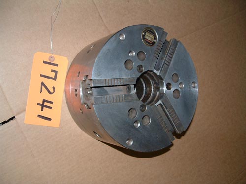 10″ Logansport, 3-Jaw Power Chuck, A1-6 Back