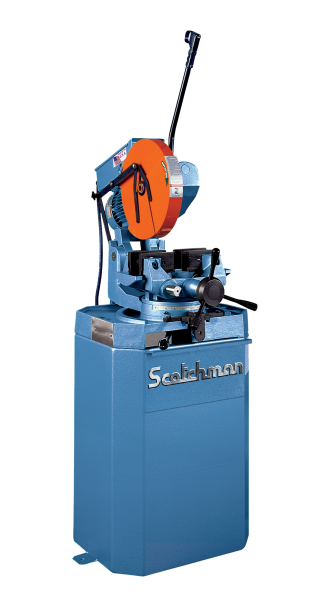 14″ SCOTCHMAN No. CPO 350LT, Miter, 22/44 RPM, 2″ Solid Rounds, Coolant, New