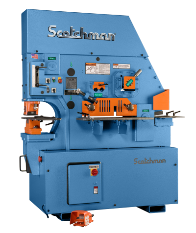 6″ x 6″ x 1/2″ SCOTCHMAN Ironworker, No. FI8510-20M, Hyd., 85 Ton, Five Stations, New