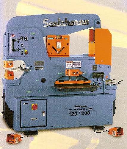 6″ x 6″ x 1/2″, SCOTCHMAN No. DO 120/200-24M, 120 Ton, Dual Operator, New