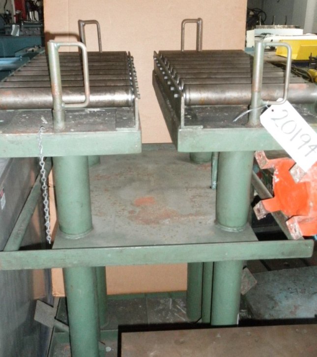 2000 Lb. LEXCO Die Handler w/30″ x 36″ Roller Top, Adjustable Height