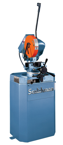 10″, SCOTCHMAN, No. CPO275SS, Miter, 60 RPM, 1.5″ Solid Rounds, Coolant, New