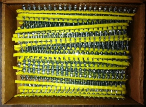 Screws,No.X1S1016, 5/16 HEX #10×1″,Approx.1500 screws per box(33)Boxes Available