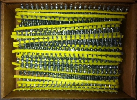 Screws,No.X1S1016, 5/16 HEX #10×1″,Approx.1500 screws per box(33)Boxes Available